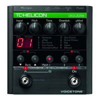 TC-Helicon VOICETONE double Mode D'emploi