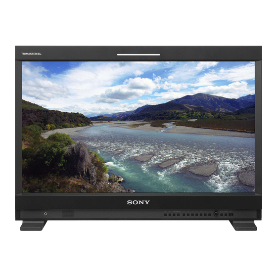 Sony PVM-2541 Mode D'emploi