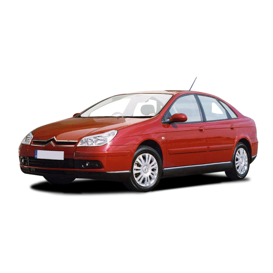 CITROEN C5 2004 Carnet De Poche