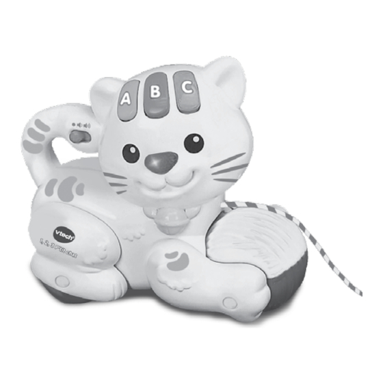 VTech baby 1, 2, 3 P'tit chat Manuel D'utilisation