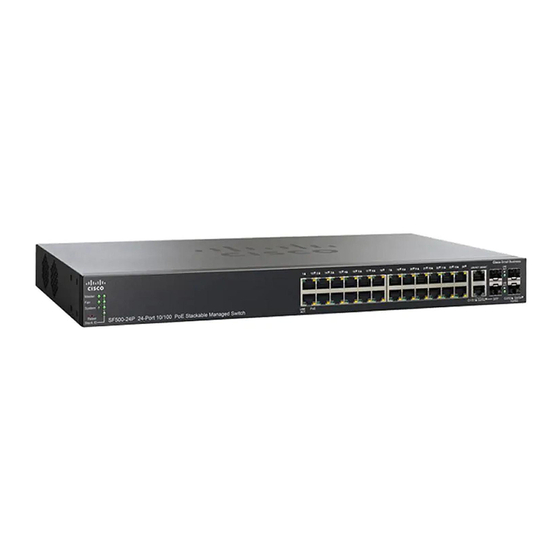 Cisco 500 Série Guide De Démarrage Rapide