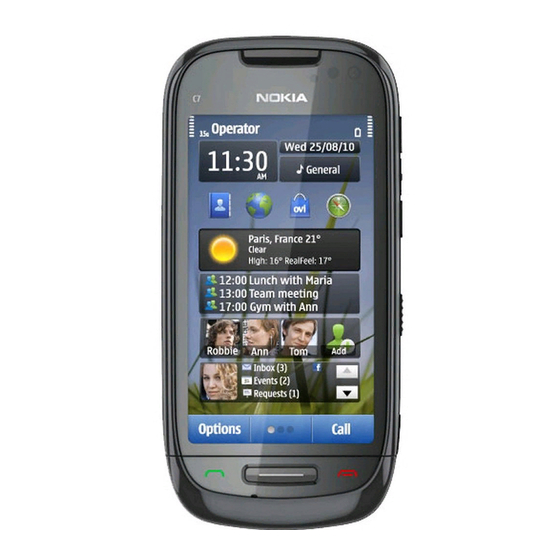 Nokia C7-00 Guide D'utilisation