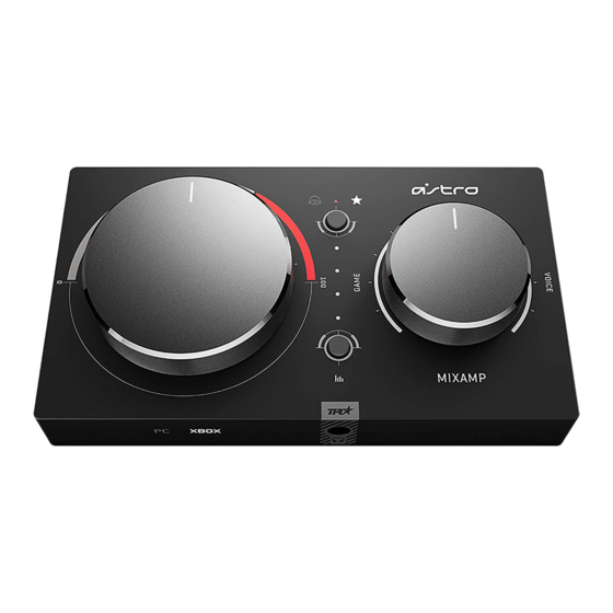 ASTRO MIXAMP PRO Guide Rapide