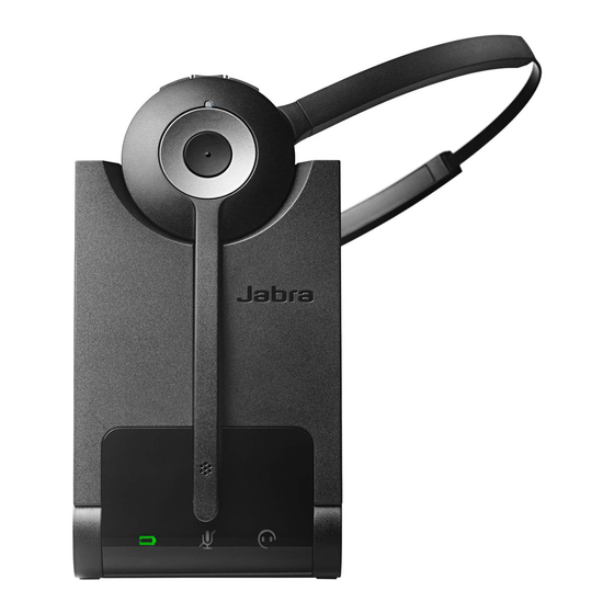 Jabra PRO 925 Mode D'emploi