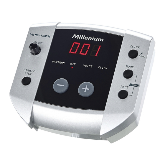 thomann Millenium MPS-150X Notice D'utilisation