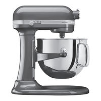 Kitchenaid 5KSM7580X Mode D'emploi