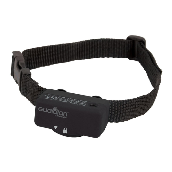 Petsafe Guardian Anti-Bark Collar Manuel D'utilisation