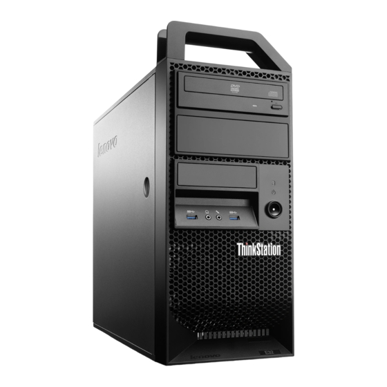 Lenovo ThinkStation E32 Guide D'utilisation