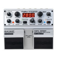 Digitech Time Bender Mode D'emploi