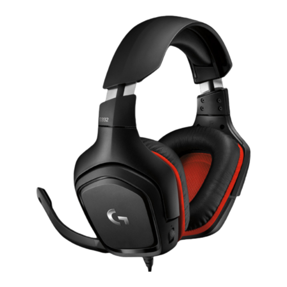 Logitech G332 Mode D'emploi