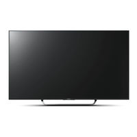 Sony BRAVIA KD-75X8 K Série Guide De Référence