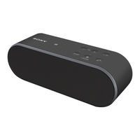 Sony SRS-X2 Manuel D'aide
