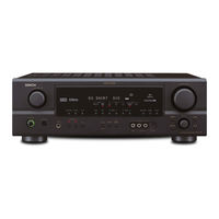 Denon AVR-1706 Mode D'emploi