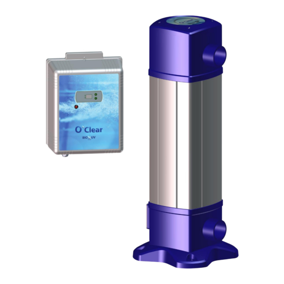 BIO UV O CLEAR Serie Notice D'installation Et De Maintenance
