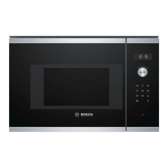 Bosch BFL524MS0 Manuel D'utilisation Et Notice D'installation
