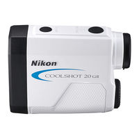 Nikon COOLSHOT 20 GII Manuel D'utilisation