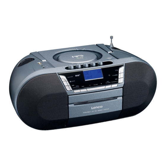 LENCO SCD-68 DAB+ Mode D'emploi