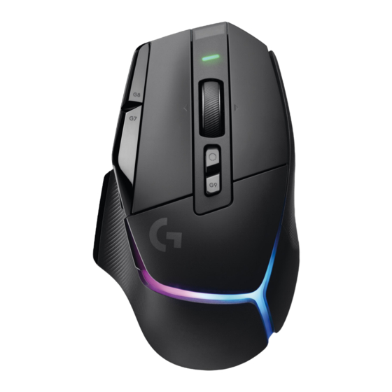 Logitech G G502 X PLUS Guide D'installation