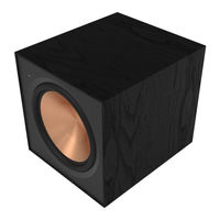 Klipsch R-101SW Mode D'emploi