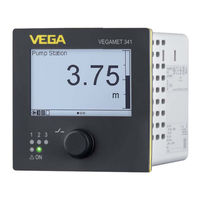 Vega VEGAMET 341 Mise En Service