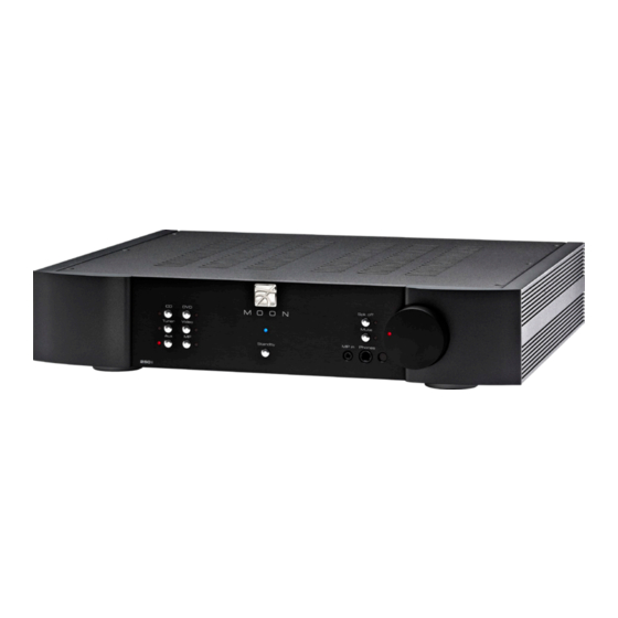 Simaudio MOON 250i Guide D'utilisation