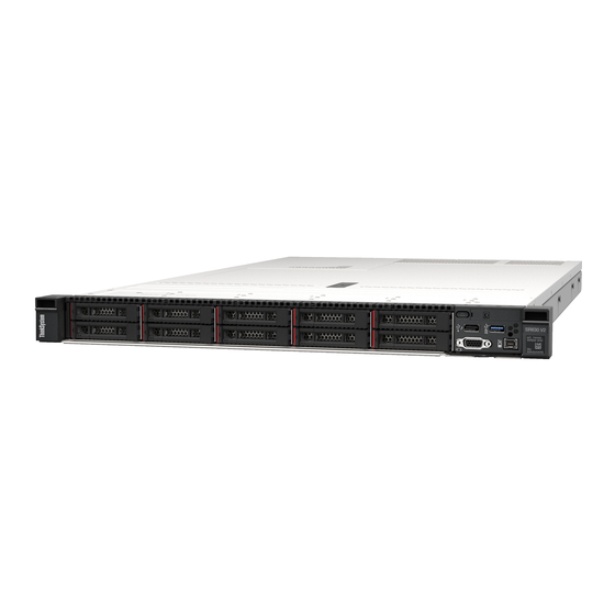 Lenovo ThinkSystem SR630 V2 Guide De Maintenance