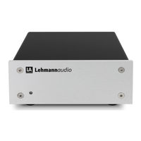 Lehmannaudio Black Cube SE II Mode D'emploi