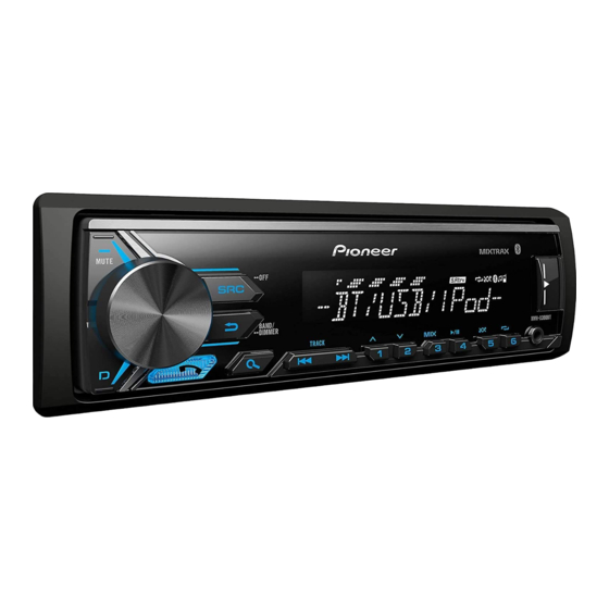 Pioneer MVH-X390BT Mode D'emploi