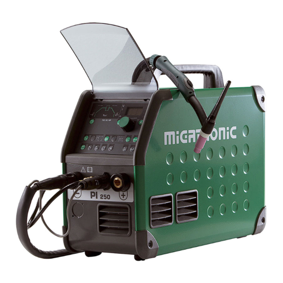 Migatronic PI 250 Manuel D'instructions