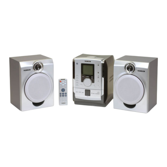 THOMSON CS 606 ARGENT Manuel D'utilisation
