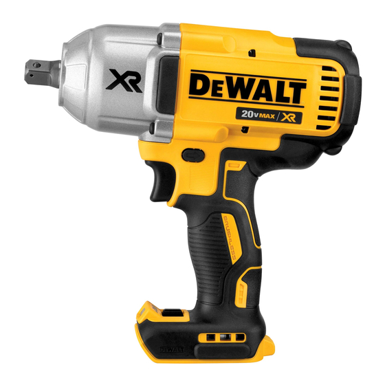 DeWalt DCF899B Guide D'utilisation