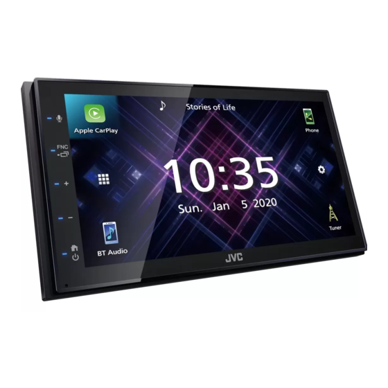 JVC KW-M560BT Guide De Démarrage Rapide