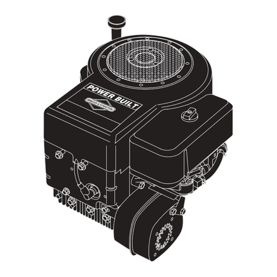 Briggs & Stratton 190000 Instructions D'utilisation Et De Maintenance