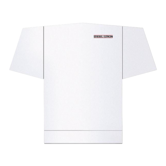 Stiebel Eltron WPL 47 Utilisation Et Installation