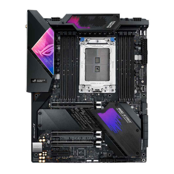 Asus ROG STRIX TRX40-XE GAMING Manuel De L'utilisateur