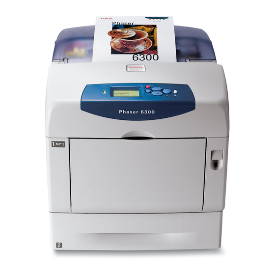 Xerox Phaser 6300 Guide D'utilisation