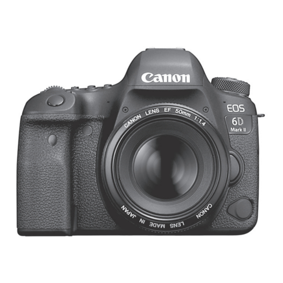 Canon EOA 6D Mark II Mode D'emploi