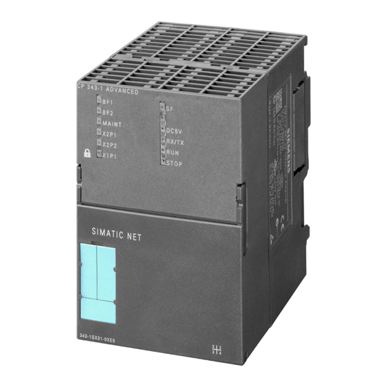 Siemens SIMATIC NET S7-300 Manuel