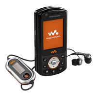 Sony Ericsson W900i Mode D'emploi