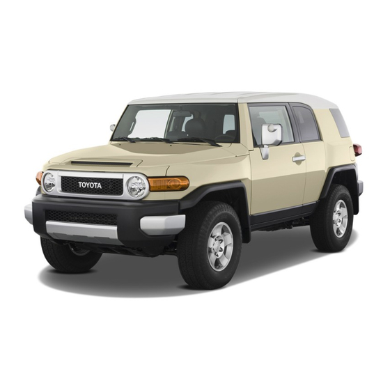 Toyota FJ Cruiser 2009 Manuels