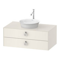 Duravit White Tulip WT 4991 Notice De Montage