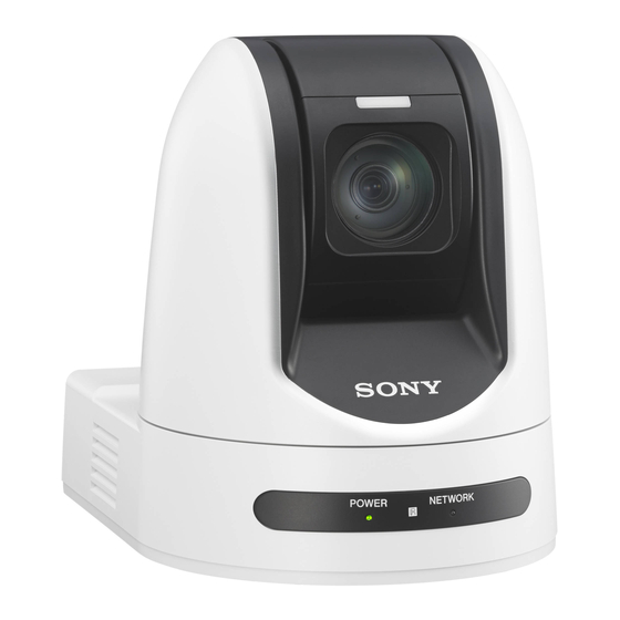 Sony SRG-360SHE Mode D'emploi