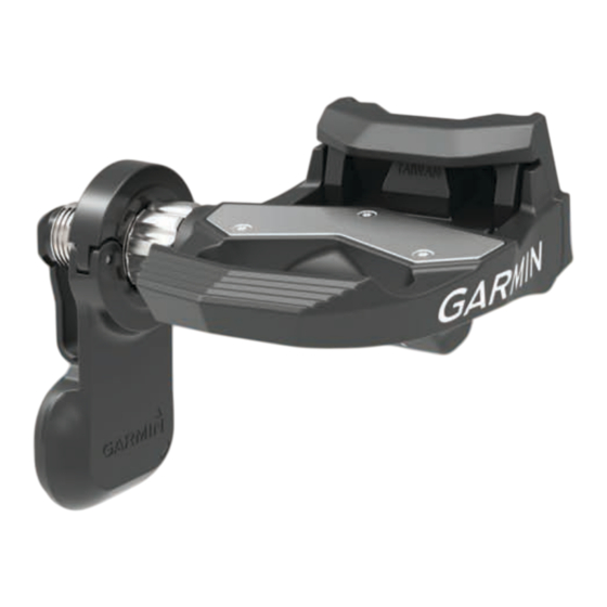 Garmin Vector 2 Manuel D'utilisation