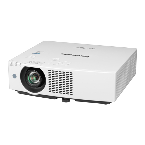 Panasonic PT-VMZ50 Manuel D'utilisation