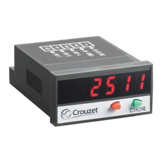 Crouzet CTR24L-2514 Notice D'utilisation