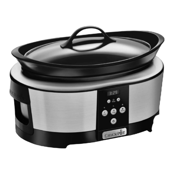 Crock-Pot SCCPBPP605-050 Notice D'utilisation