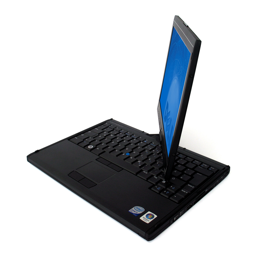 Dell Latitude XT PP12S Guide D'utilisation