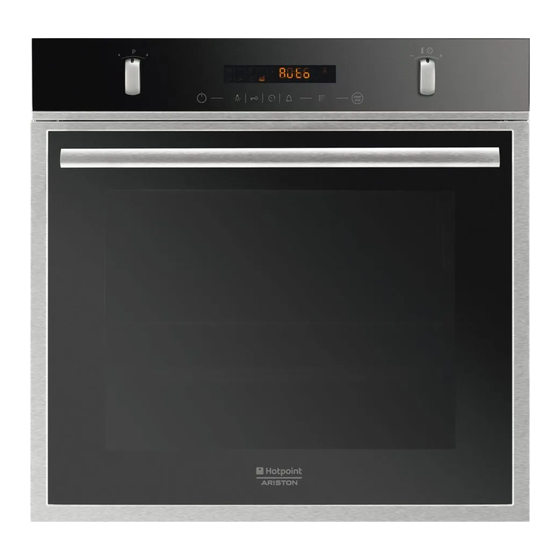 Hotpoint Ariston FK 89 EL P.20 X /HA S Mode D'emploi