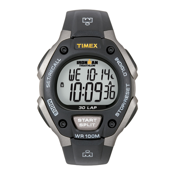 Timex IRONMAN 30 LAP Mode D'emploi