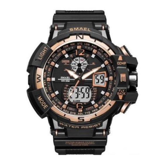 SMAEL Montre Air Force One Mode D'emploi